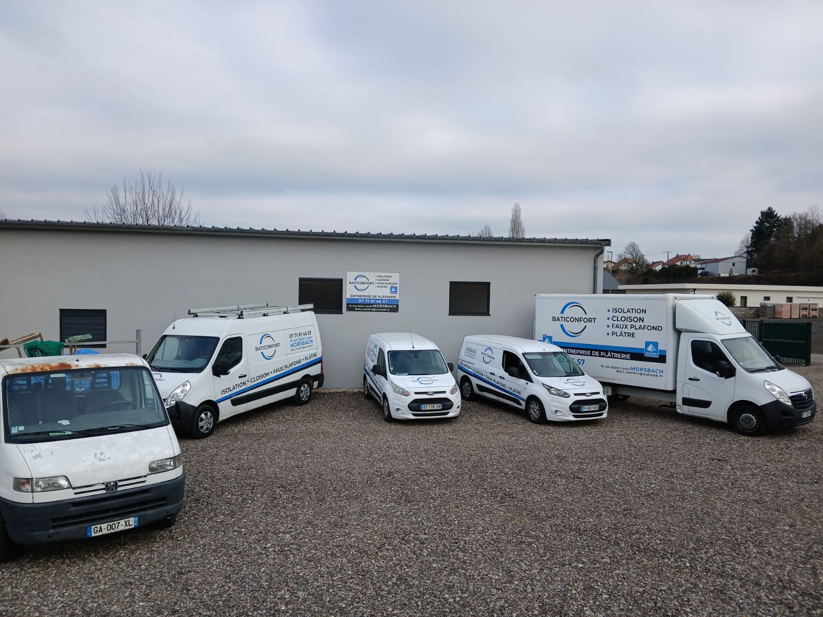 BATICONFORT – Équipe de plâtriers à Morsbach